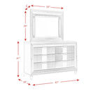 Elements International Twenty Nine TN600DRMR Dresser w/ Mood Lighting Mirror IMAGE 13