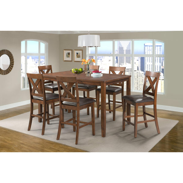 Elements International Alex 7 pc Counter Height Dinette DAX1007CS IMAGE 1