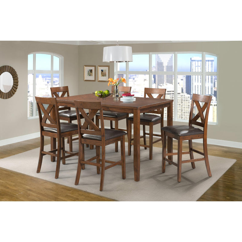 Elements International Alex 7 pc Counter Height Dinette DAX1007CS IMAGE 1