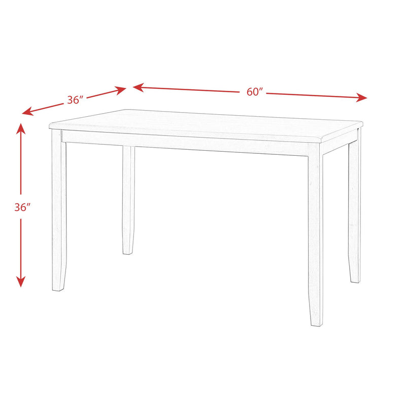 Elements International Alex 7 pc Counter Height Dinette DAX4007CS IMAGE 16