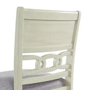  Elements International Amherst DAH750CSC Counter Height Side Chair - Bisque IMAGE 7