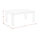 Elements International Francesca CFC700DTB Dining Table IMAGE 10