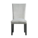 Elements International Francesca CFC300VSC Dining Chair - Gray IMAGE 2