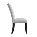 Elements International Francesca CFC300VSC Dining Chair - Gray IMAGE 3
