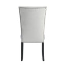 Elements International Francesca CFC300VSC Dining Chair - Gray IMAGE 4