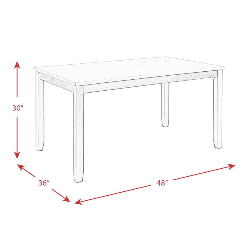 Elements International Martin Brown 5 pc Dinette DMT7005DS IMAGE 17