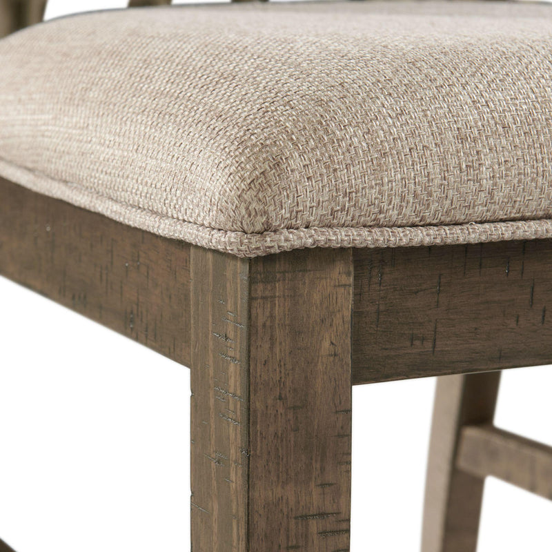 Elements International Stone DST350SC Swirl Back Side Chair - Grey IMAGE 7
