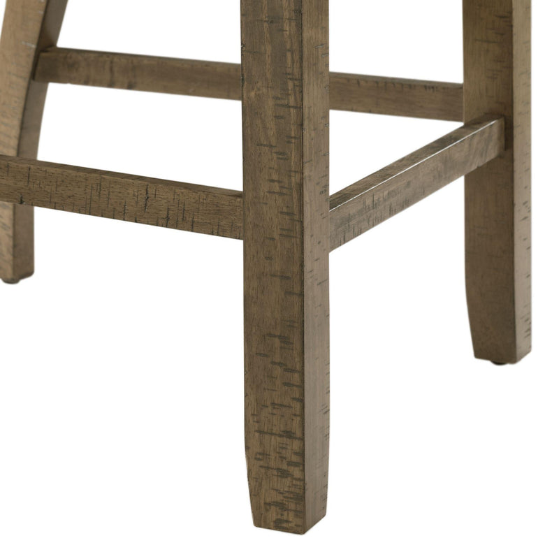 Elements International Stone DST350SC Swirl Back Side Chair - Grey IMAGE 8
