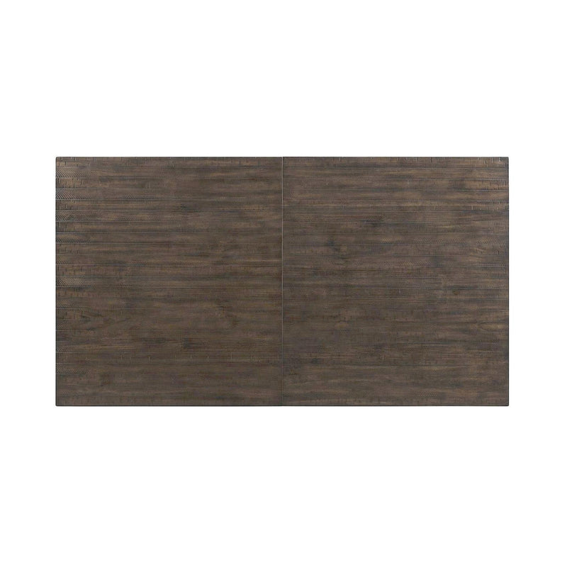 Elements International Stone DST190CDTB Counter Height Dining Table - Smokey Walnut IMAGE 4