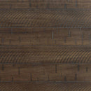 Elements International Stone DST190CDTB Counter Height Dining Table - Smokey Walnut IMAGE 9