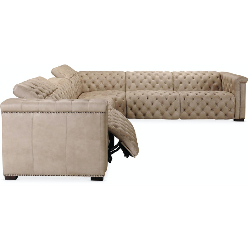 Hooker Furniture SS434-G5PS-082 Savion Grandier 5 pc Sectional with Power Recline & Power Headrest IMAGE 3