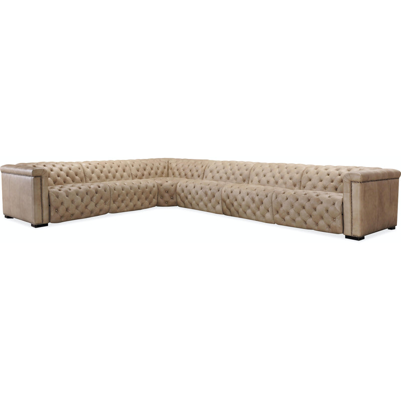 Hooker Furniture SS434-G6PS-082 Savion Grandier 6 pc Sectional with Power Recline & Power Headrest IMAGE 1