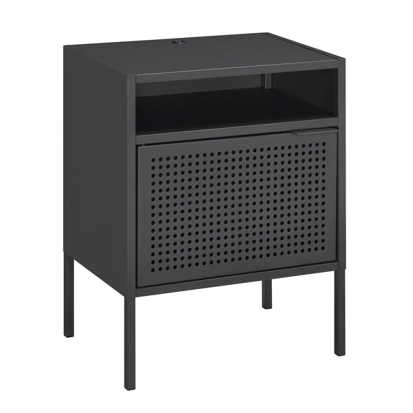 Elements International Ember CEB300NSE Nightstand - Gray IMAGE 1