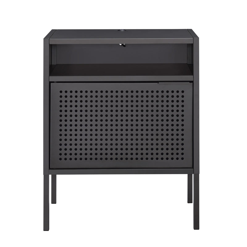 Elements International Ember CEB300NSE Nightstand - Gray IMAGE 2