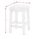  Elements International Caesar TCA100BTSP 4 pc Counter Height Dinette IMAGE 19