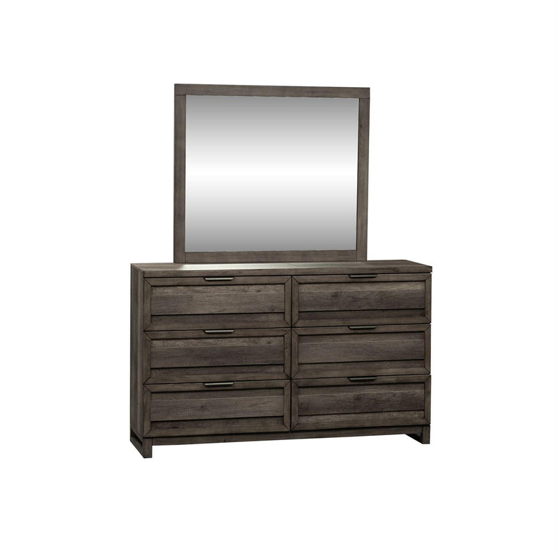 Liberty Furniture Industries Inc. Tanners Creek 686-BR-DM Dresser & Mirror IMAGE 2