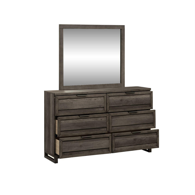 Liberty Furniture Industries Inc. Tanners Creek 686-BR-DM Dresser & Mirror IMAGE 3
