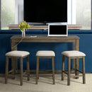  Elements International Stone 4 pc Counter Height Dinette - Gray IMAGE 15