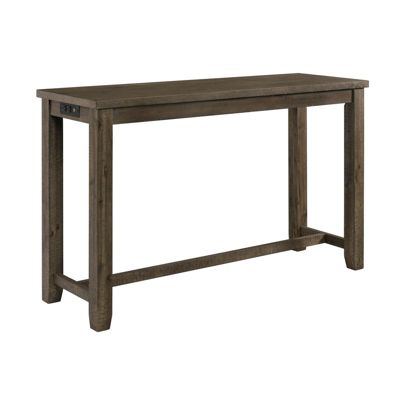  Elements International Stone 4 pc Counter Height Dinette - Gray IMAGE 3