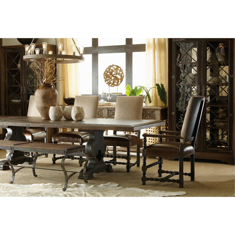 Hooker Furniture 5960-75410-BLK Hill Country Comfort Upholstered Side Chair IMAGE 5
