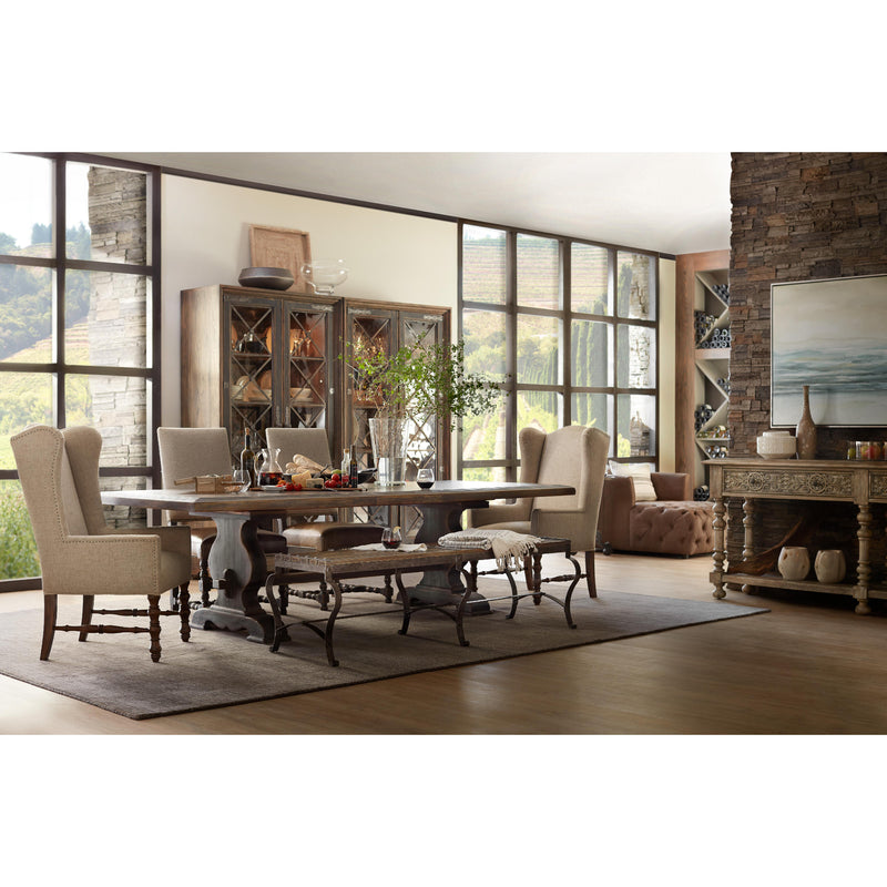 Hooker Furniture 5960-75410-BLK Hill Country Comfort Upholstered Side Chair IMAGE 6