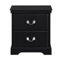 Homelegance Seabright 2-Drawer Nightstand 1519BK-4 IMAGE 1