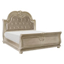 Homelegance Cavalier King Upholstered Sleigh Bed 1757SVK-1EK* IMAGE 2