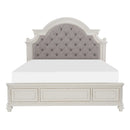 Homelegance Baylesford Queen Upholstered Panel Bed 1624W-1* IMAGE 1
