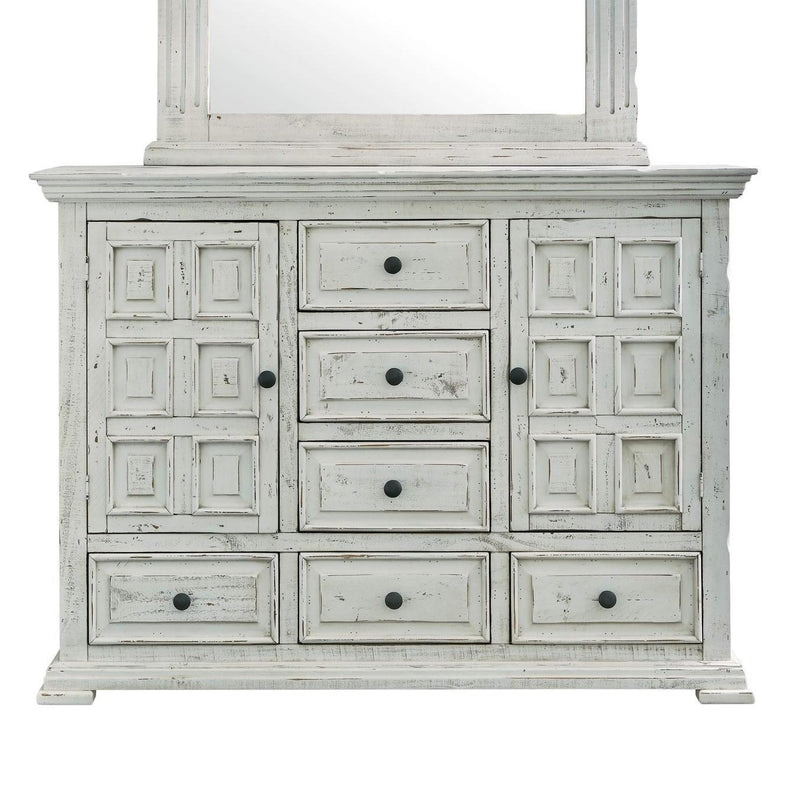 Elements International Olivia MBLV700DR Dresser - White IMAGE 1