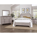 Vaughan-Bassett Bungalow Queen Upholstered Panel Bed 741-551/741-855/741-922 IMAGE 5