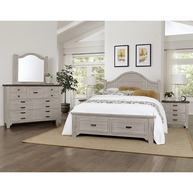  LMCo Home Bungalow 741-226 1 Drawer Night Stand - Dover Grey Two Tone IMAGE 9