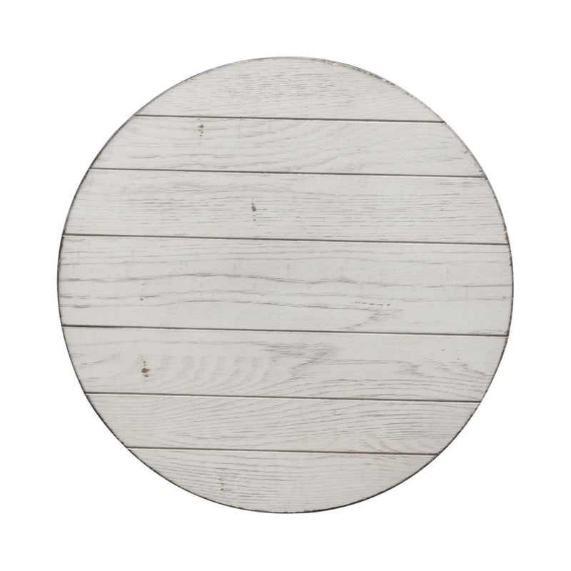 Liberty Furniture Industries Inc. Modern Farmhouse 406W-OT1024 Splay Leg Round End Table IMAGE 3