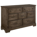 Vaughan-Bassett Cool Rustic 7-Drawer Dresser 170-002 IMAGE 1
