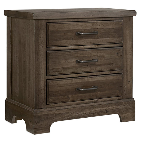 Vaughan-Bassett Cool Rustic 3-Drawer Nightstand 170-227 IMAGE 1