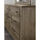 Vaughan-Bassett Cool Rustic 7-Drawer Dresser 172-002 IMAGE 5