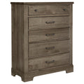 Vaughan-Bassett Cool Rustic 5-Drawer Chest 172-115 IMAGE 1