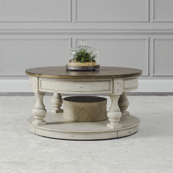 Liberty Furniture Industries Inc. Morgan Creek 498-OT1011 Round Cocktail Table IMAGE 1