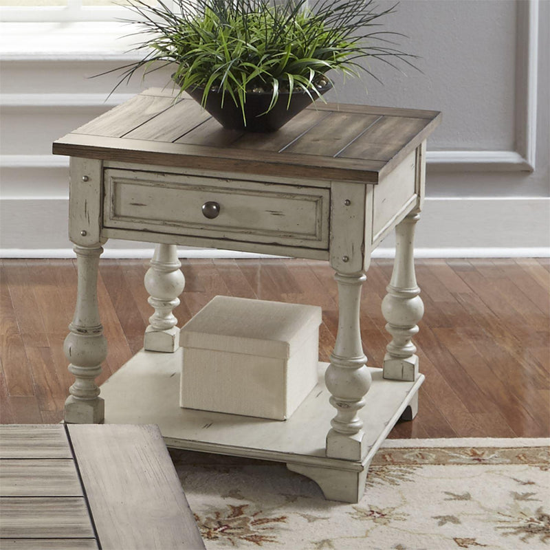 Liberty Furniture Industries Inc. Morgan Creek 498-OT-O3PCS Occasional Table Set IMAGE 3