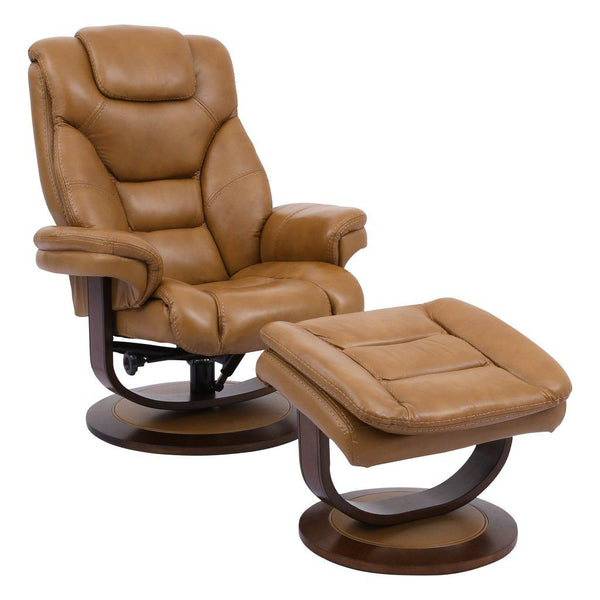 Parker Living Monarch Swivel Leather Match Recliner with Wall Recline MMON#212S-BUT IMAGE 1