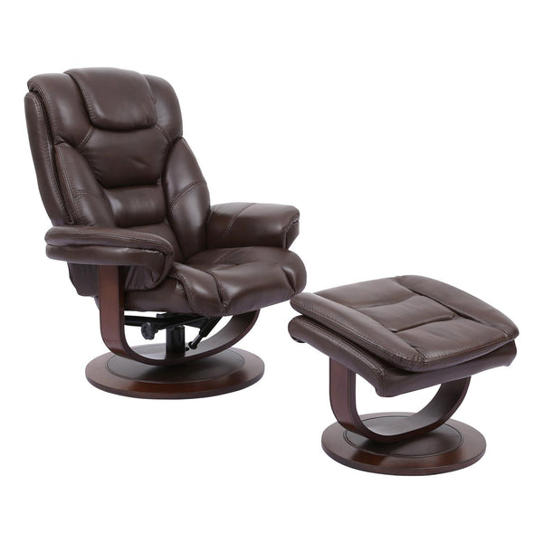 Parker Living Monarch Swivel Leather Match Recliner with Wall Recline MMON#212S-ROB IMAGE 1