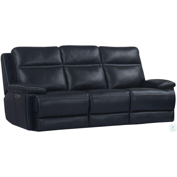 Parker Living Paxton Power Reclining Leather Match Sofa MPAX#832PHL-NAV IMAGE 1