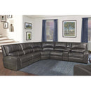 Parker Living Swift MSWI-PACKA(H)-TWI Twilight 6 pc Modular Power Reclining Sectional with Adjustable Headrests