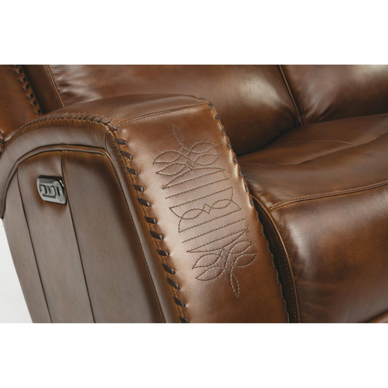 Flexsteel Mustang Power Glider Leather Recliner 1873-54PH-729-70 IMAGE 5