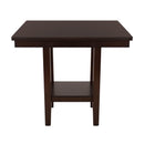 Homelegance Square Diego Counter Height Dining Table with Pedestal Base 5460-36 IMAGE 1