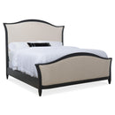 Hooker Furniture 5805-90866-99 Ciao Bella King Upholstered Bed- Black IMAGE 1