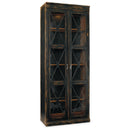 Hooker Furniture 3005-50001 Sanctuary Two-Door Thin Display Cabinet - Ebony IMAGE 1