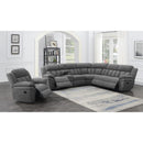  Coaster Furniture Bahrain 609543 Upholstered Glider Recliner - Charcoal IMAGE 12