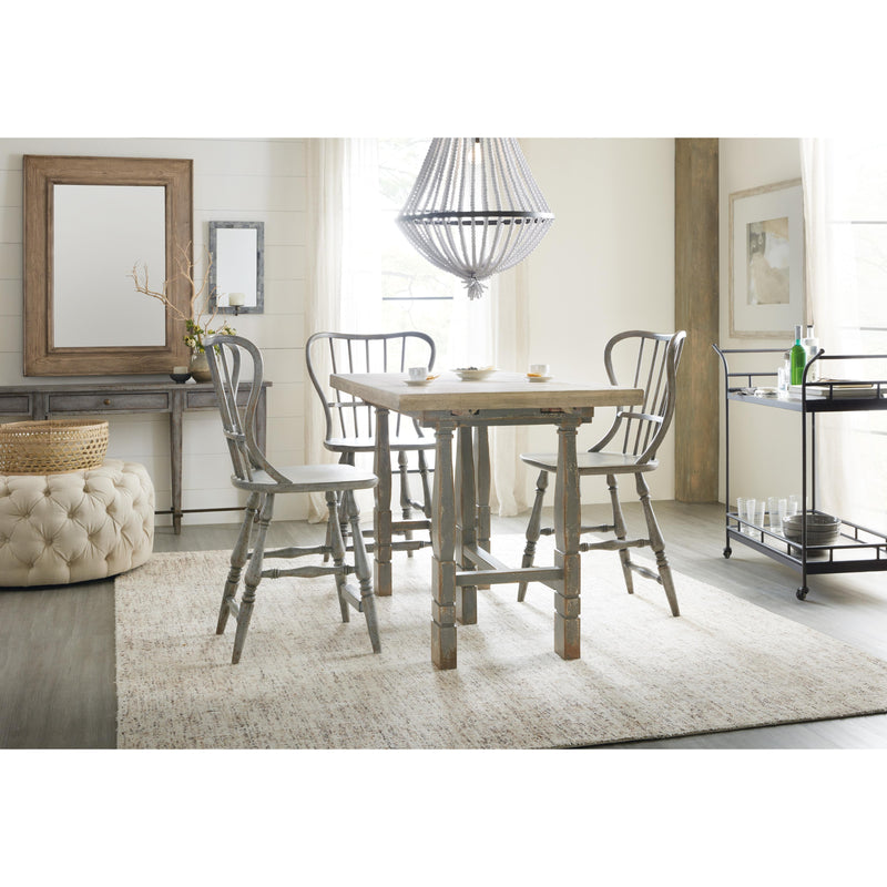Hooker Furniture 5805-75351-96 Ciao Bella Spindle Back Counter Stool-Speckled Gray IMAGE 3