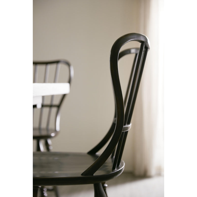 Hooker Furniture 5805-75351-99 Ciao Bella Spindle Back Counter Stool-Black IMAGE 3