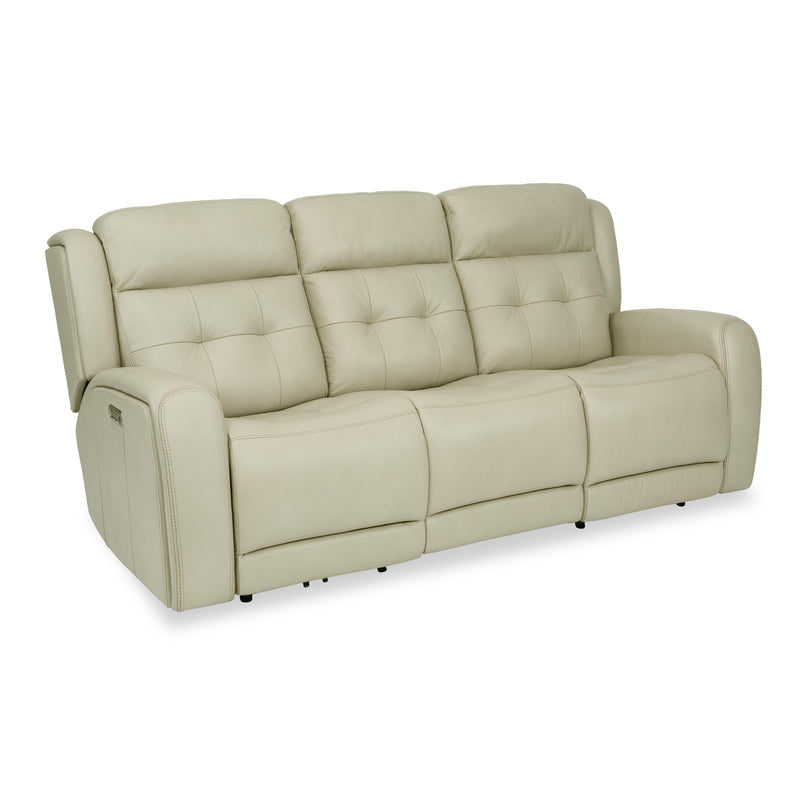 Flexsteel Grant Power Reclining Leather Match Sofa 1480-62PH 009-11 IMAGE 2